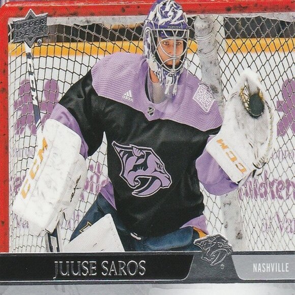 Juuse Saros Hockey Card Collection - Picture 3 of 3